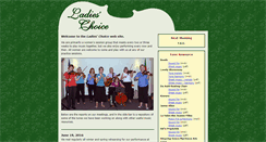 Desktop Screenshot of ladies-choice.net