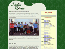 Tablet Screenshot of ladies-choice.net
